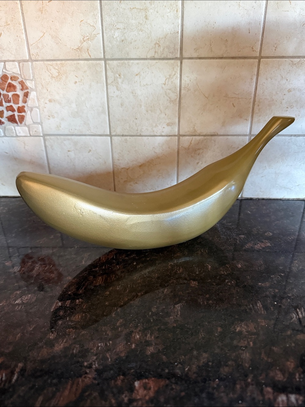 IKEA Gold Decorative Banana Accent